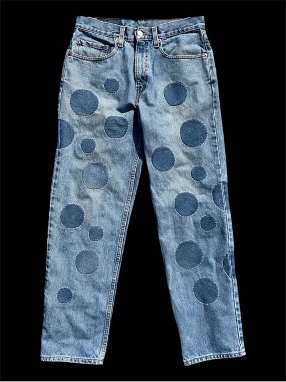 Levi's 550 W31 (one of a kind) studio ginjirou hand patched men (unisex)